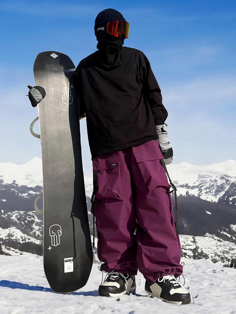 Winter Clothing Outdoor - Multi-pocket Waterproof Sports Ski Pants Men