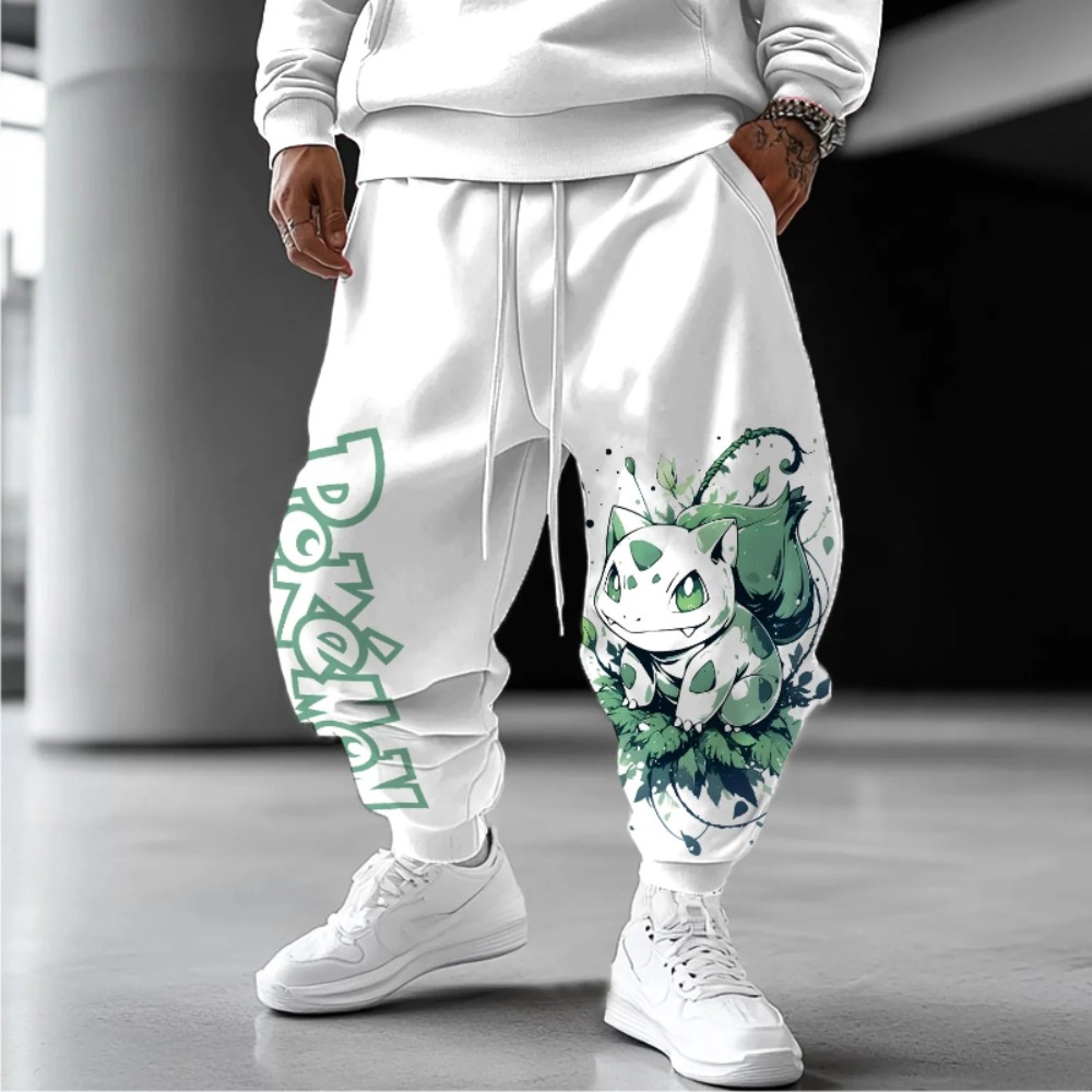 Winter Clothing Types - Pokemon Anime Bulbasaur Sweatpants Autumn Winter