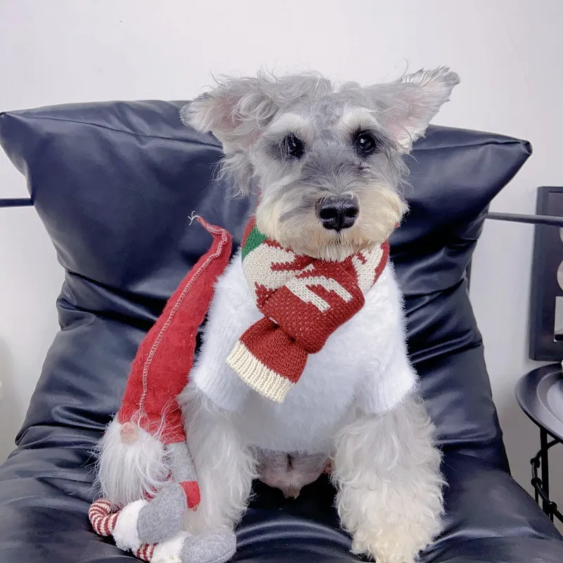 Dog Apparel Accessories Scarf  - Winter Clothing Accessories reseña y precio