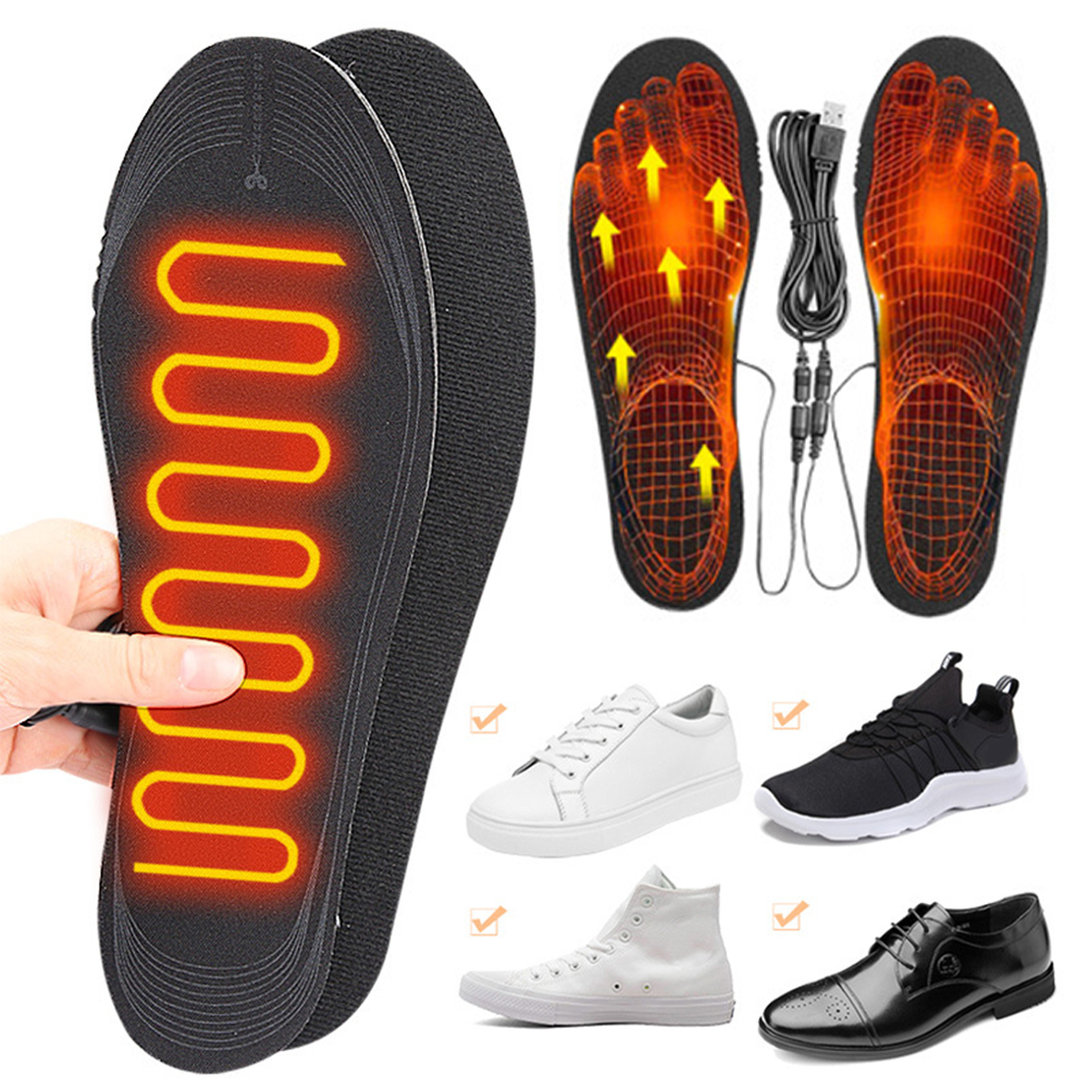 USB Heated Shoe Insoles Electr - Heated Insole Rechargeable reseña y precio
