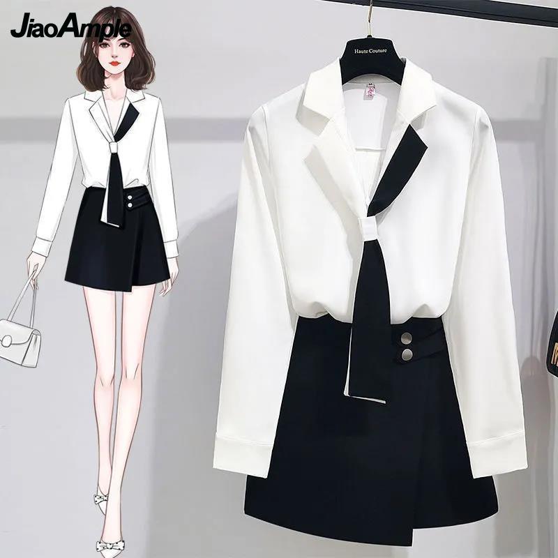 2025 Girl White Shirt Top Midi - Winter Clothing Korea reseña y precio