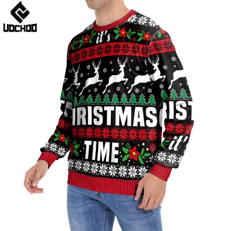 Elk Cosplay Christmas Ugly Swe - Winter Clothing Europe reseña y precio