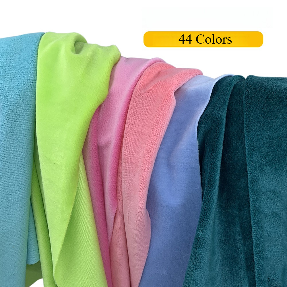 44 Colors Soft Short Plush Fab - Winter Clothing Colors reseña y precio