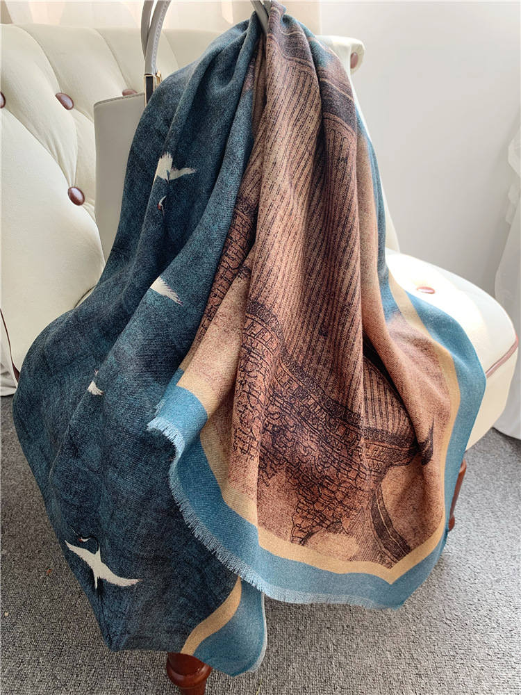 Pure Cashmere Tassels Shawls S - Winter Clothing Accessories reseña y precio