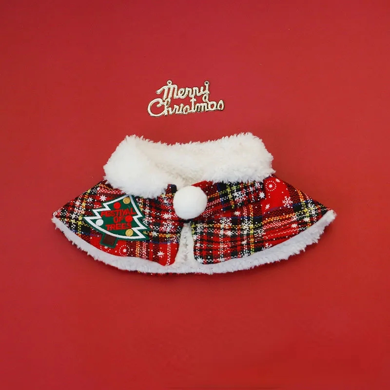 Cat Christmas Cloak Pet New Ye - Winter Clothing Accessories reseña y precio