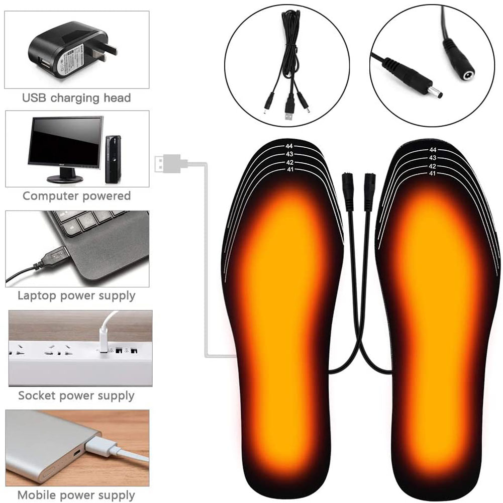 USB Heated Shoe Insoles Electr - Heated Insole Rechargeable reseña y precio