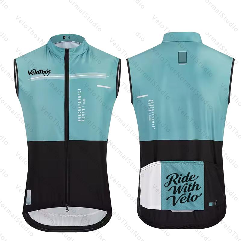 VeloThos Cycling Vest Windproo - Padded Vest Gilet reseña y precio