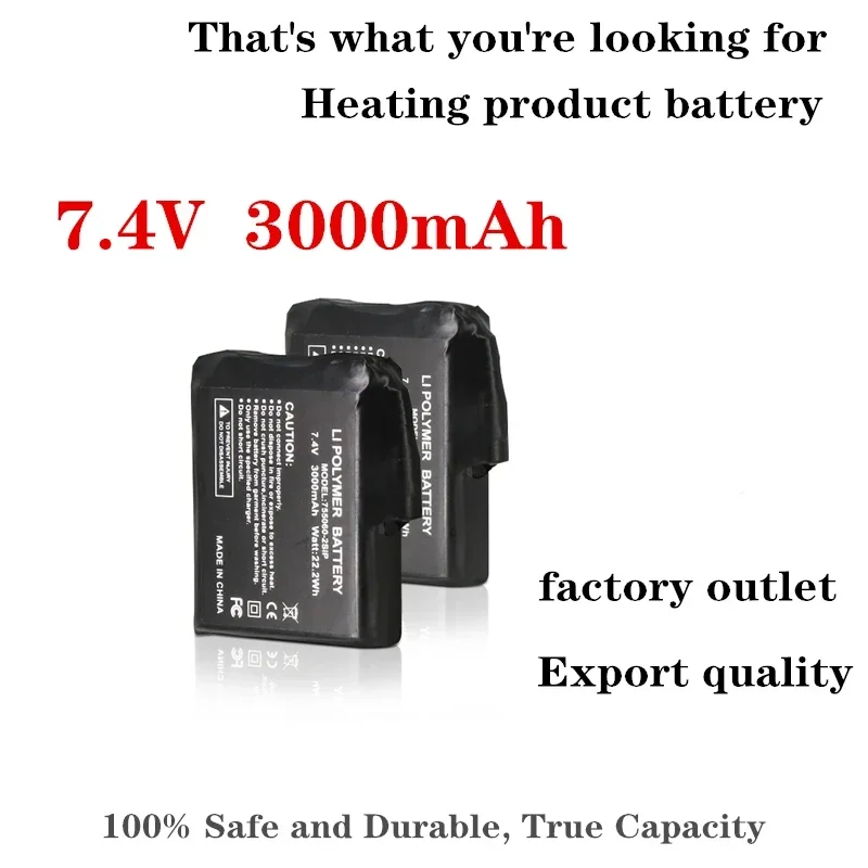 Heated Glove Battery 7.4V 3000 - Heated Insole Rechargeable reseña y precio