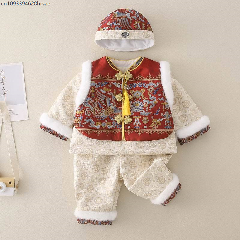 Baby Boy New Year Cheongsam Tr - Winter Clothing Europe reseña y precio