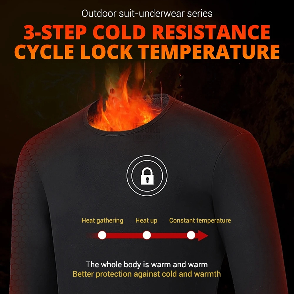 New 52 Areas Heated Underwear  - Winter Clothing Accessories reseña y precio