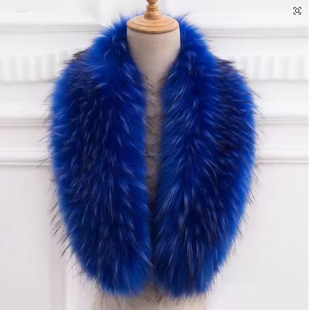 Natural Fur Collar Real raccoo - Winter Clothing Outdoor reseña y precio