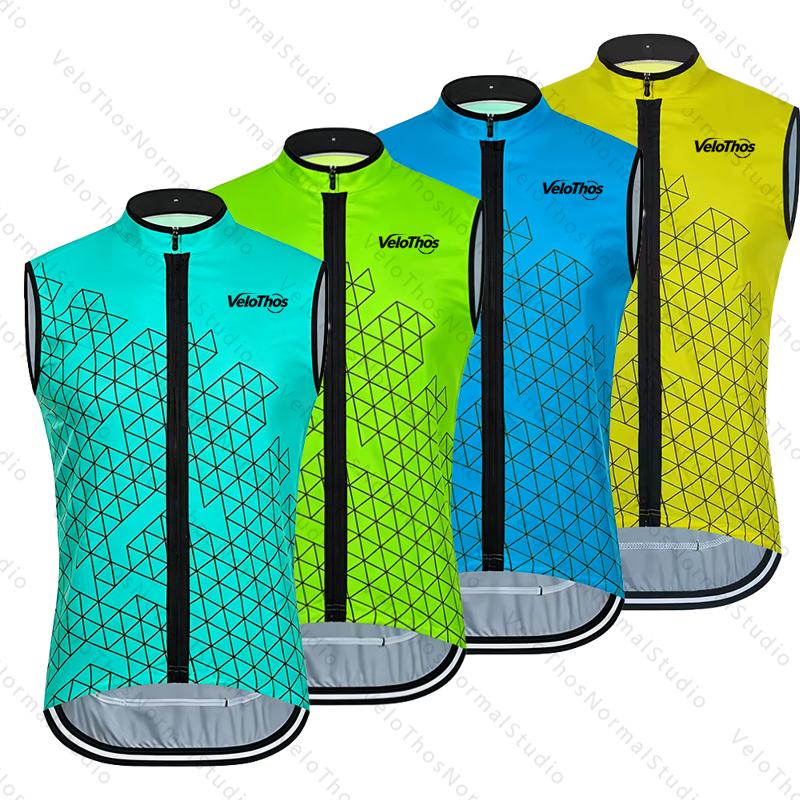 VeloThos Men's Sleeveless Cycl - Padded Vest Gilet reseña y precio