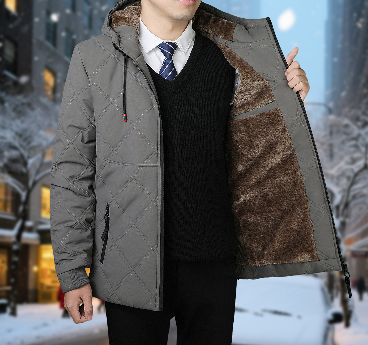 Men's High-quality Mid to Long - Quality Winter Clothing Brand reseña y precio