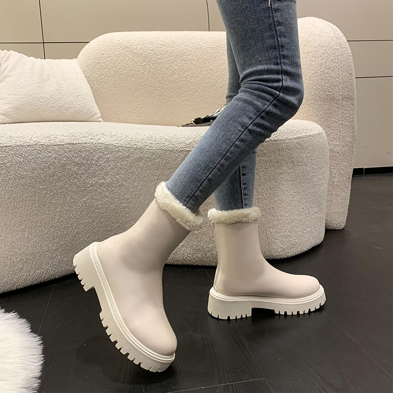 Winter Women Warm Plush Ankle  - Winter Clothing Korea reseña y precio