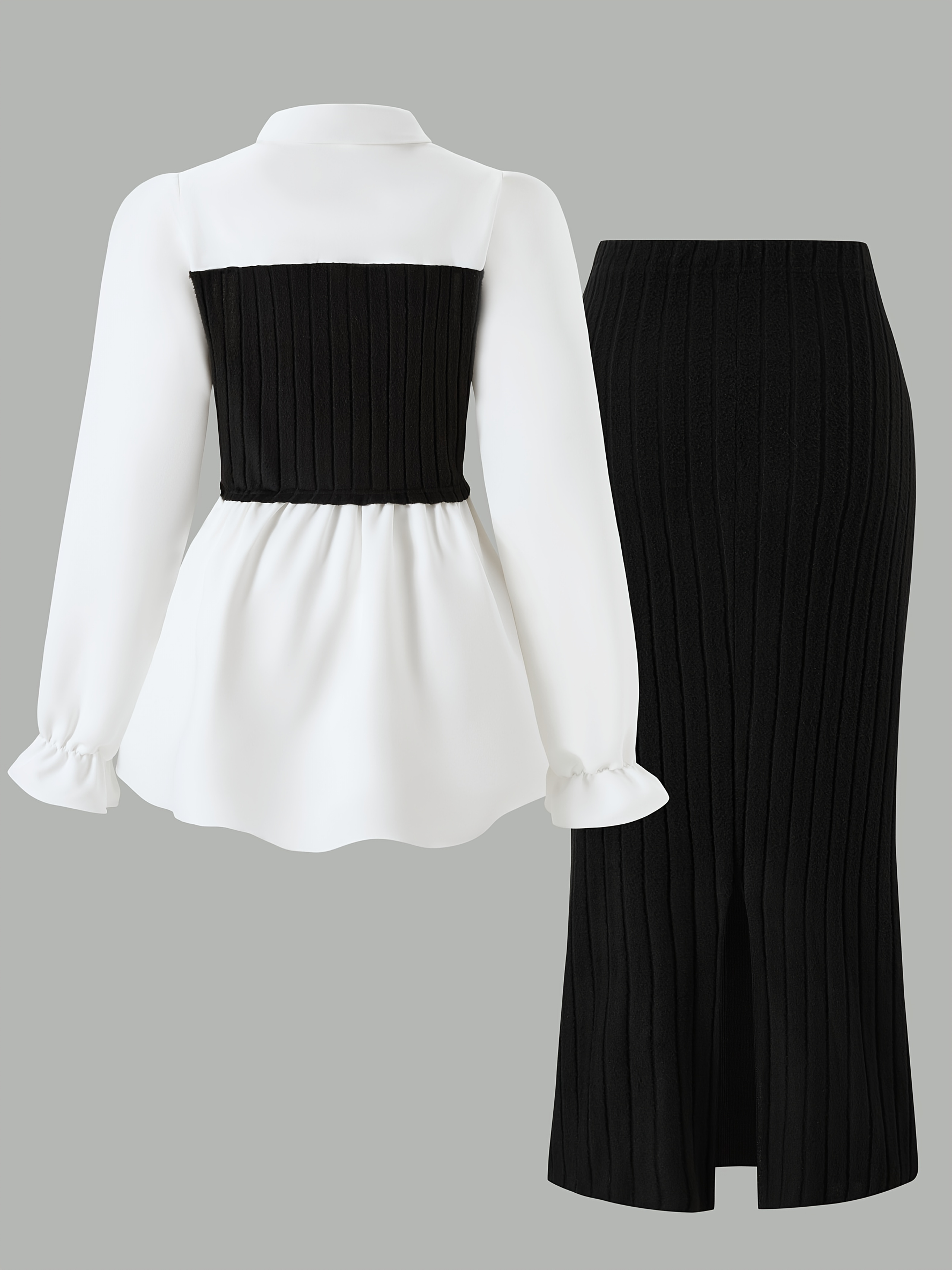 A two-piece set of plus-size f - Winter Clothing Europe reseña y precio