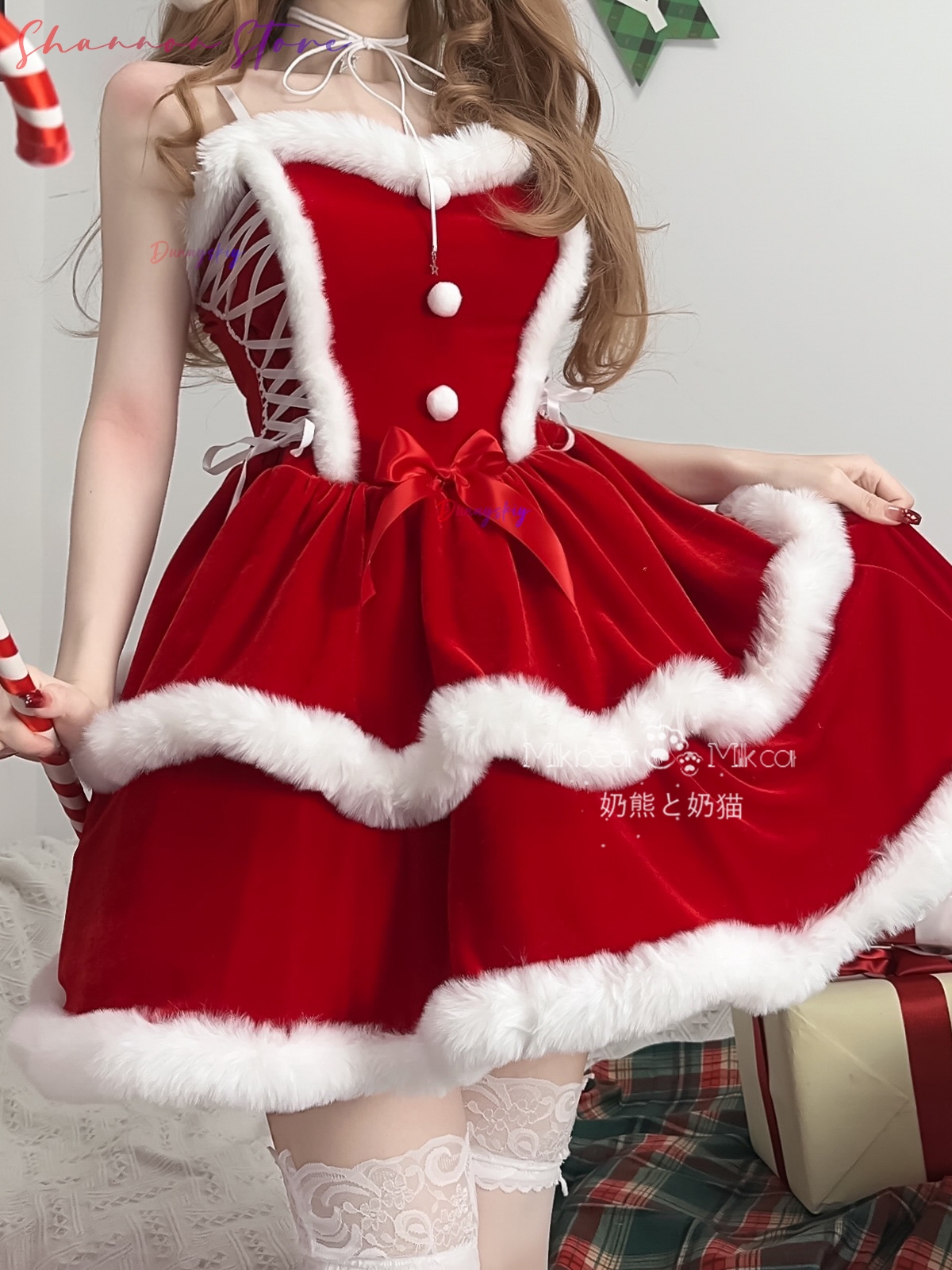 Christmas Clothing Velvet Autu - Winter Clothing Europe reseña y precio