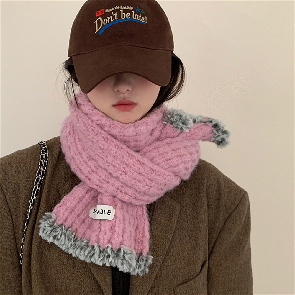 Thickened Warm Tassel Scarf Wo - Winter Clothing Accessories reseña y precio