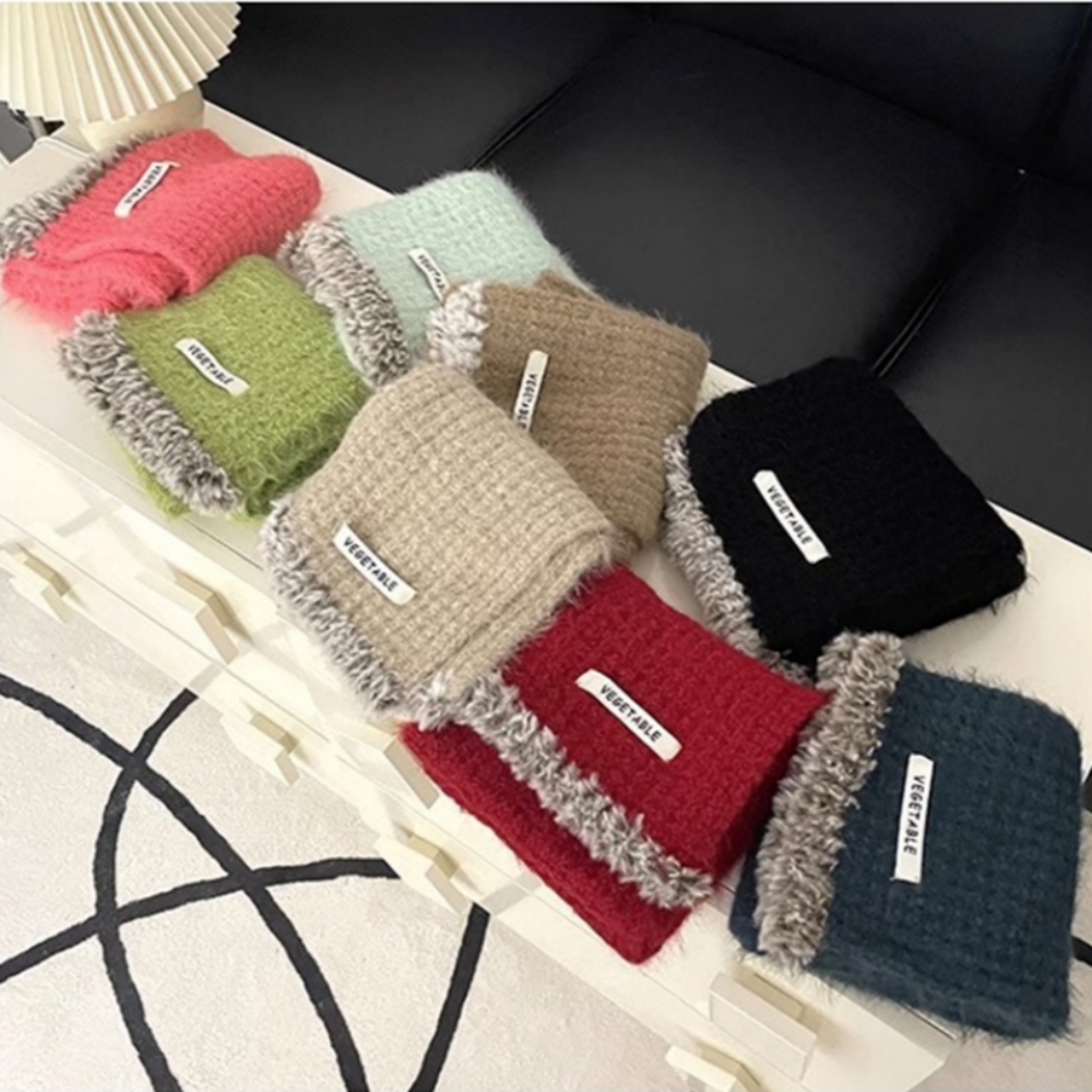 Thickened Warm Tassel Scarf Wo - Winter Clothing Accessories reseña y precio