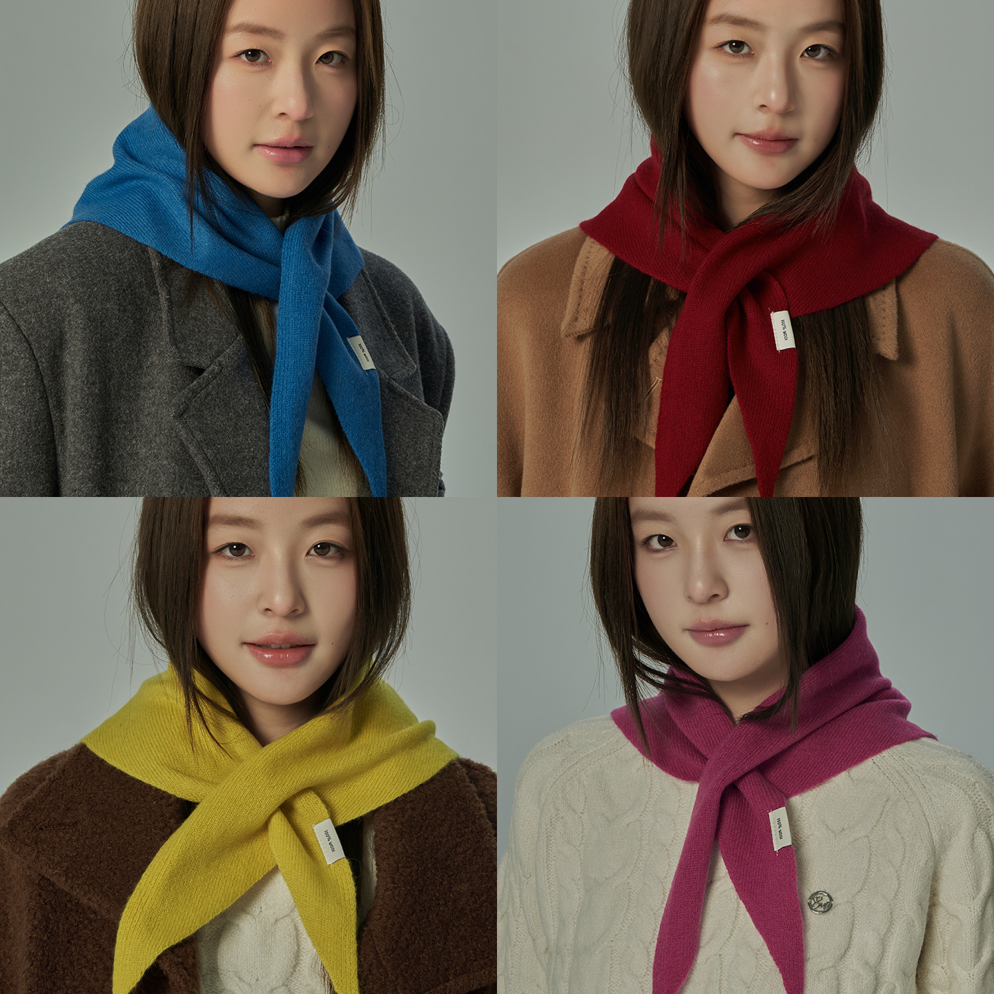 Luxury Women 100% Wool Scarf S - Winter Clothing Korea reseña y precio