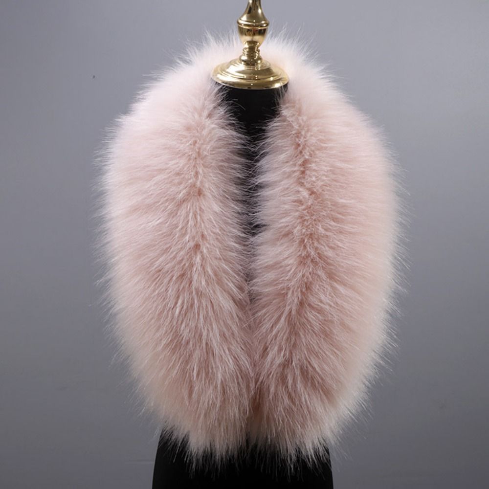 New 80cm Large Faux Fur Collar - Winter Clothing Outdoor reseña y precio