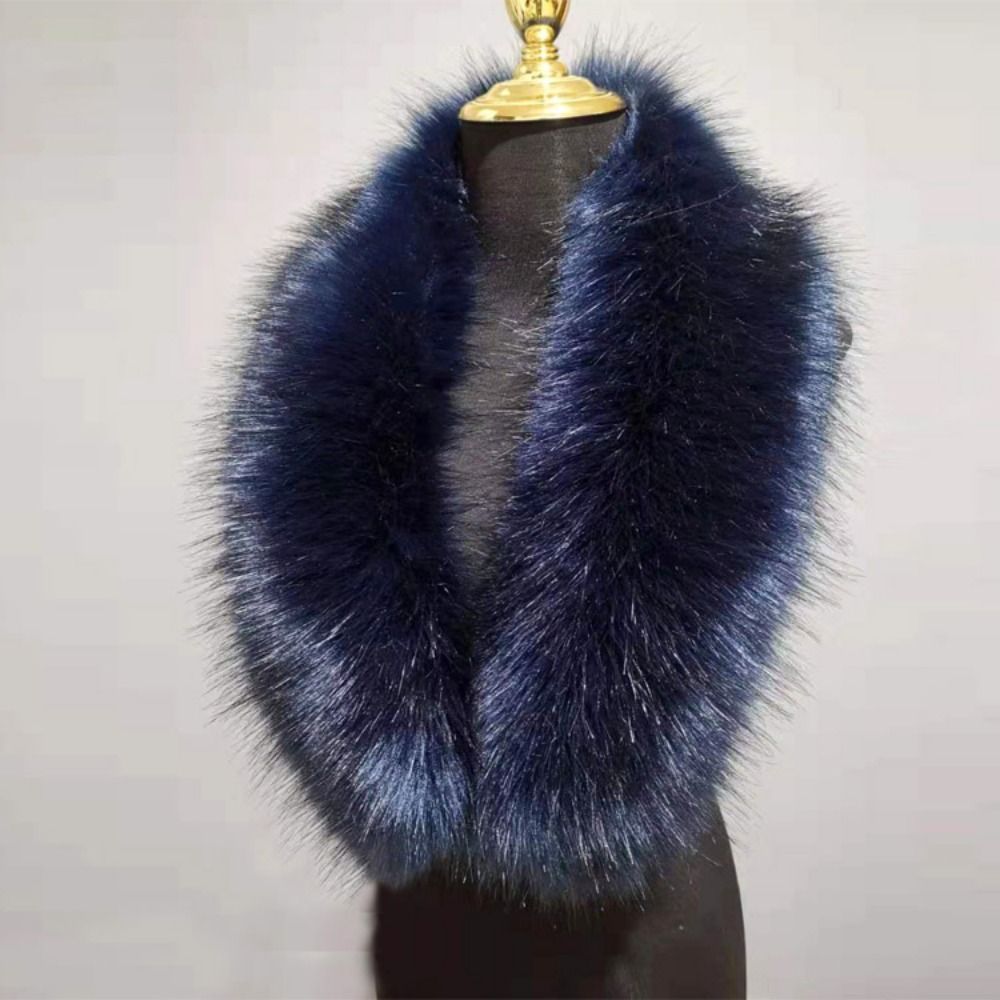 New 80cm Large Faux Fur Collar - Winter Clothing Outdoor reseña y precio