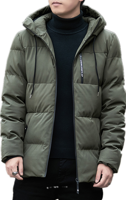 Mens Parkas Solid Color Clothi - Quality Winter Clothing Brand reseña y precio