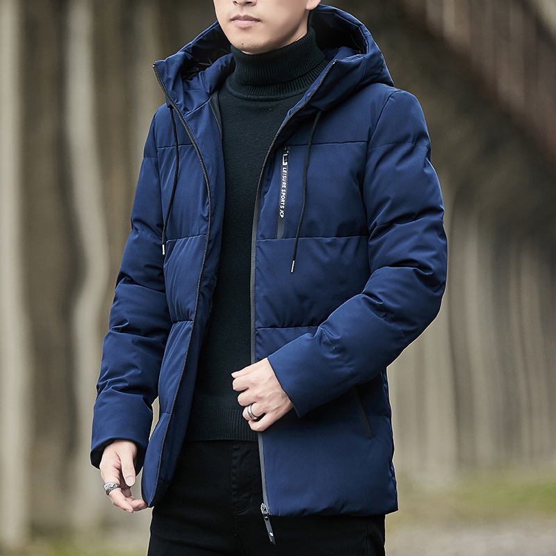 Mens Parkas Solid Color Clothi - Quality Winter Clothing Brand reseña y precio