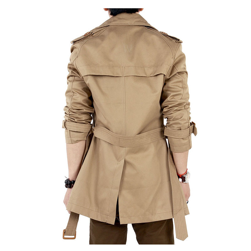 Autumn Spring Trench Coat Men  - Winter Clothing Europe reseña y precio