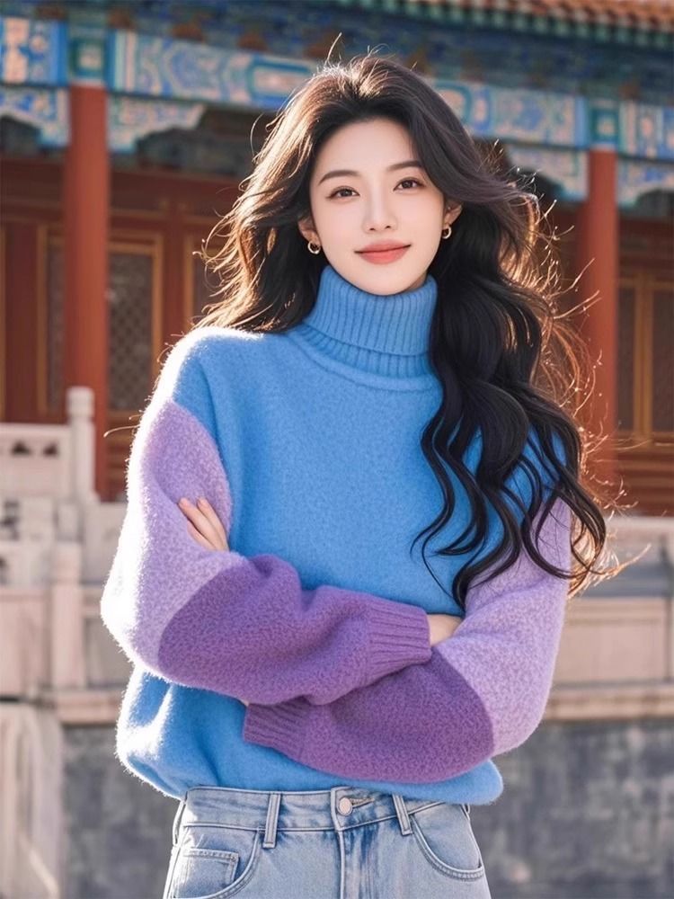 Stylish Contrasting Colors Spl - Winter Clothing Colors reseña y precio