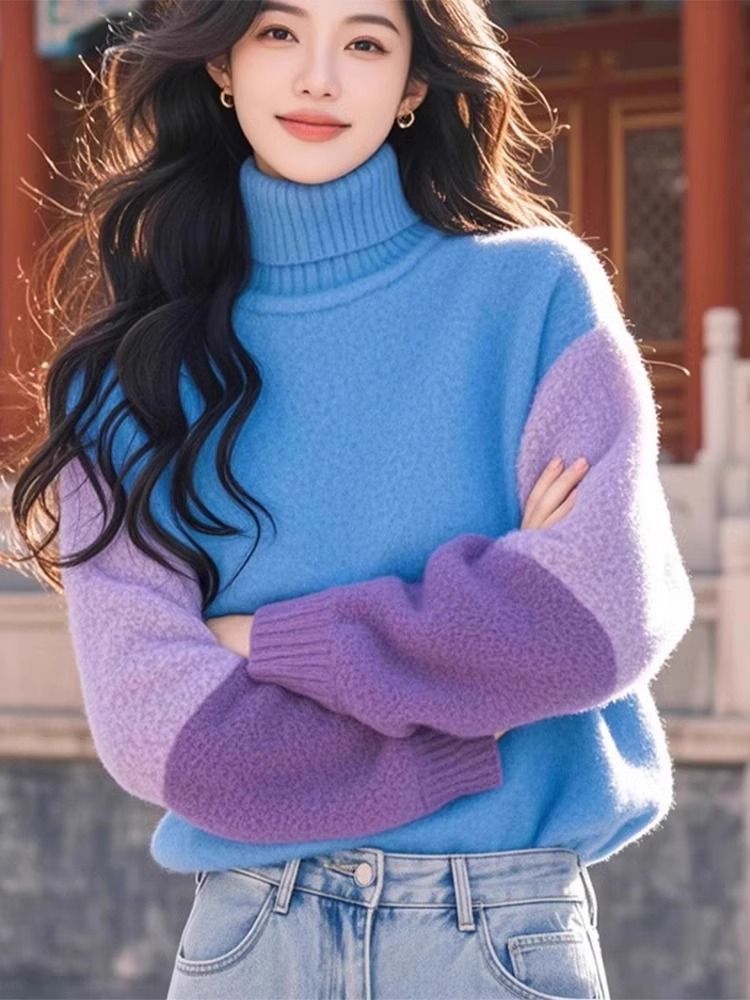 Stylish Contrasting Colors Spl - Winter Clothing Colors reseña y precio