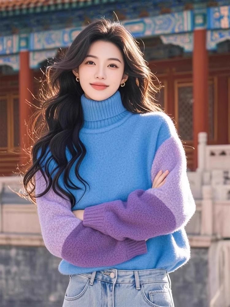 Stylish Contrasting Colors Spl - Winter Clothing Colors reseña y precio
