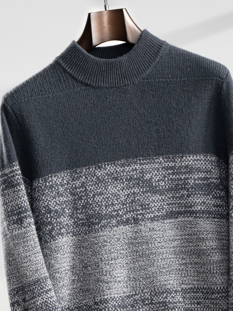 Men's 100% Cashmere Sweater Th - Winter Clothing Colors reseña y precio
