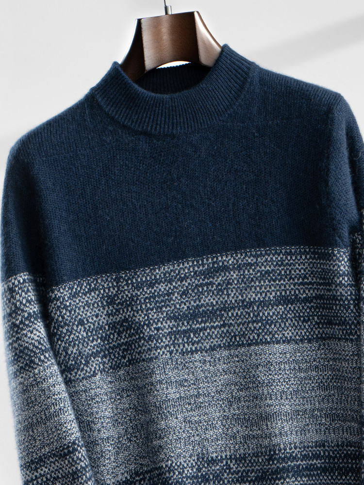 Men's 100% Cashmere Sweater Th - Winter Clothing Colors reseña y precio
