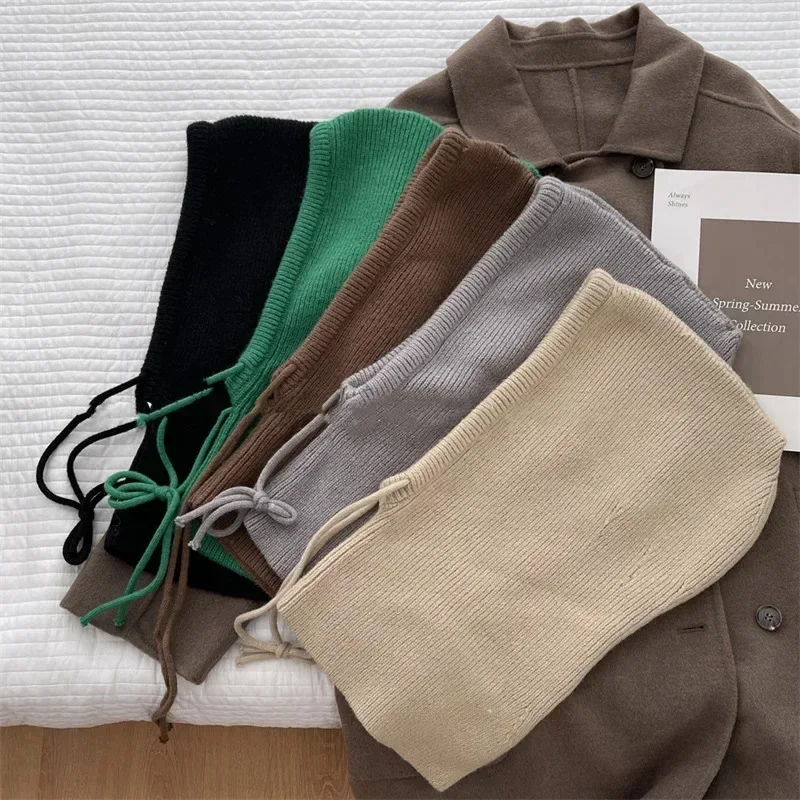 Knitted Hooded Winter Balaclav - Winter Clothing Korea reseña y precio