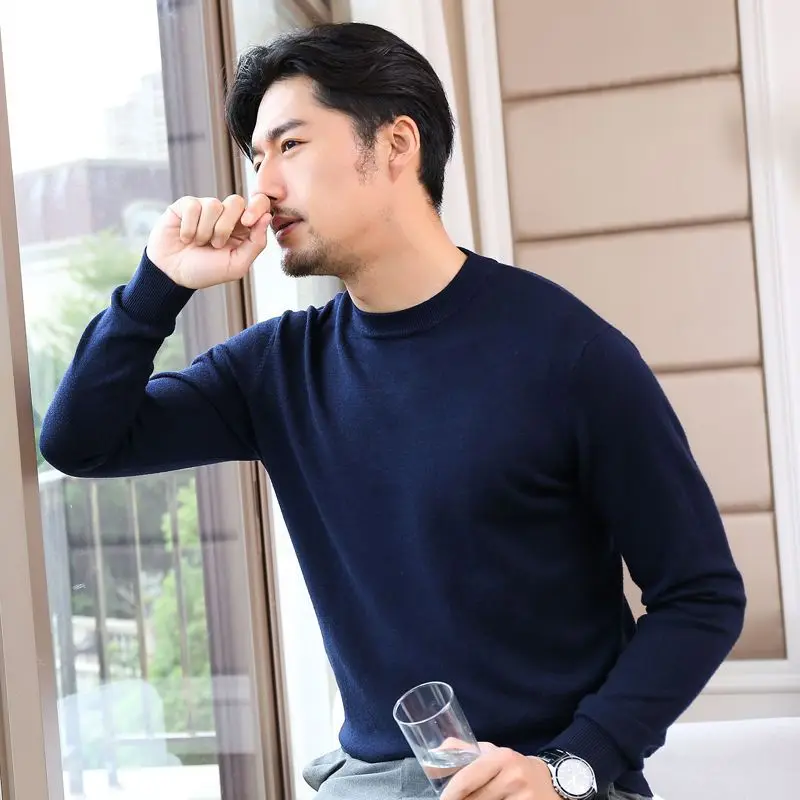 Man Clothes Pullovers Solid Co - Winter Clothing Colors reseña y precio