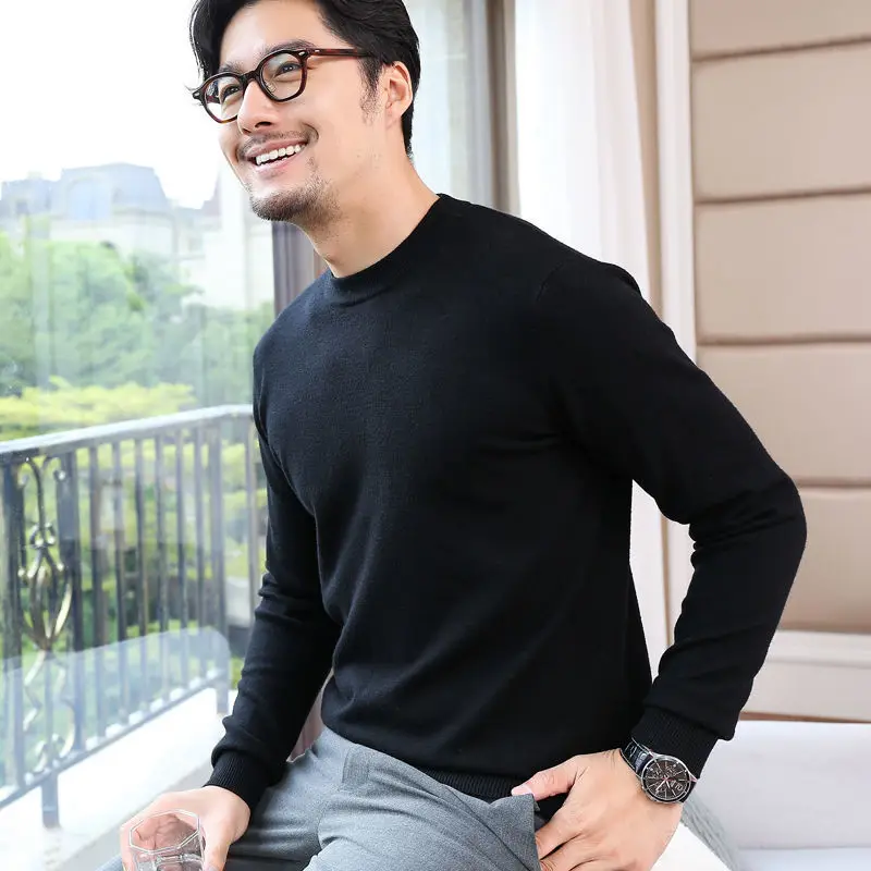 Man Clothes Pullovers Solid Co - Winter Clothing Colors reseña y precio