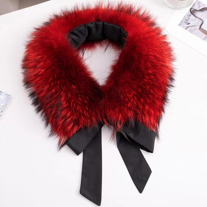 Natural Raccoon Fur Collar War - Winter Clothing Outdoor reseña y precio