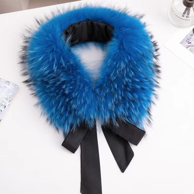 Natural Raccoon Fur Collar War - Winter Clothing Outdoor reseña y precio
