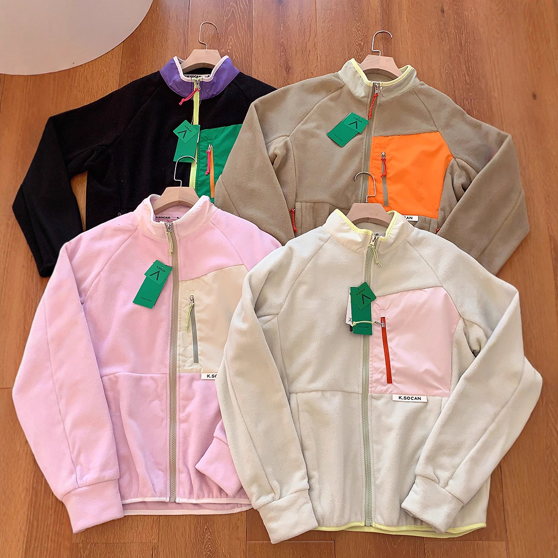 Fleece Jacket Woman Autumn Win - Winter Clothing Colors reseña y precio